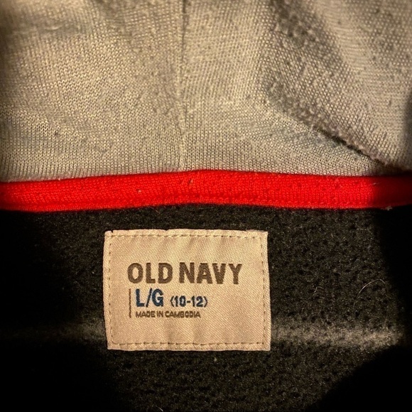 🎈$5 Find! YOUTH Gap zip up fleece hoodie - Picture 2 of 4